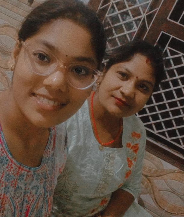 Mom and me
